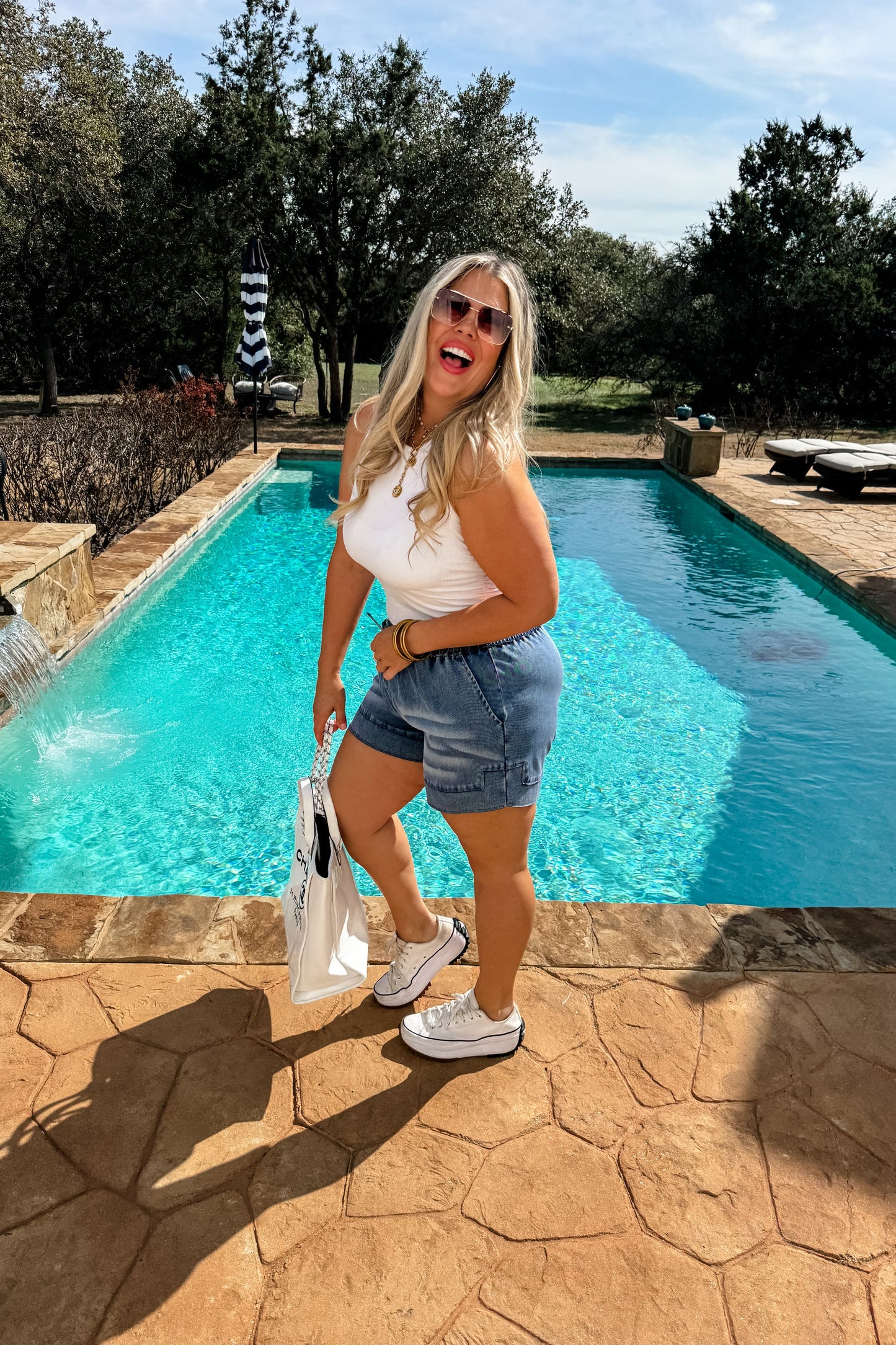 PREORDER- DRIFT AWAY DENIM SHORTS