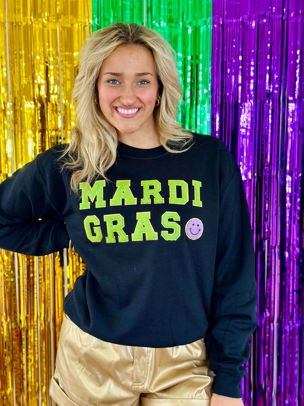 mardi gras sweatshirt