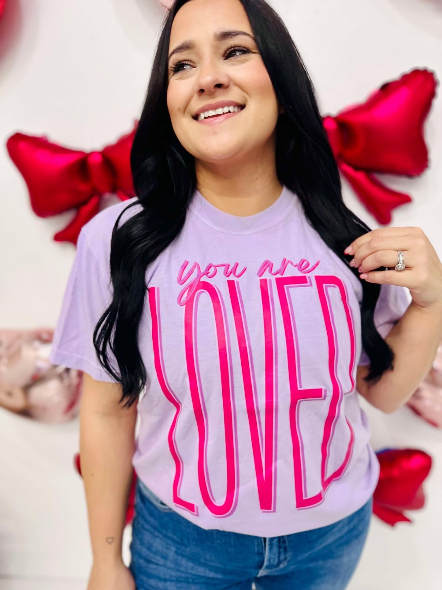 You Are Loved Tall Valentine's Tee
