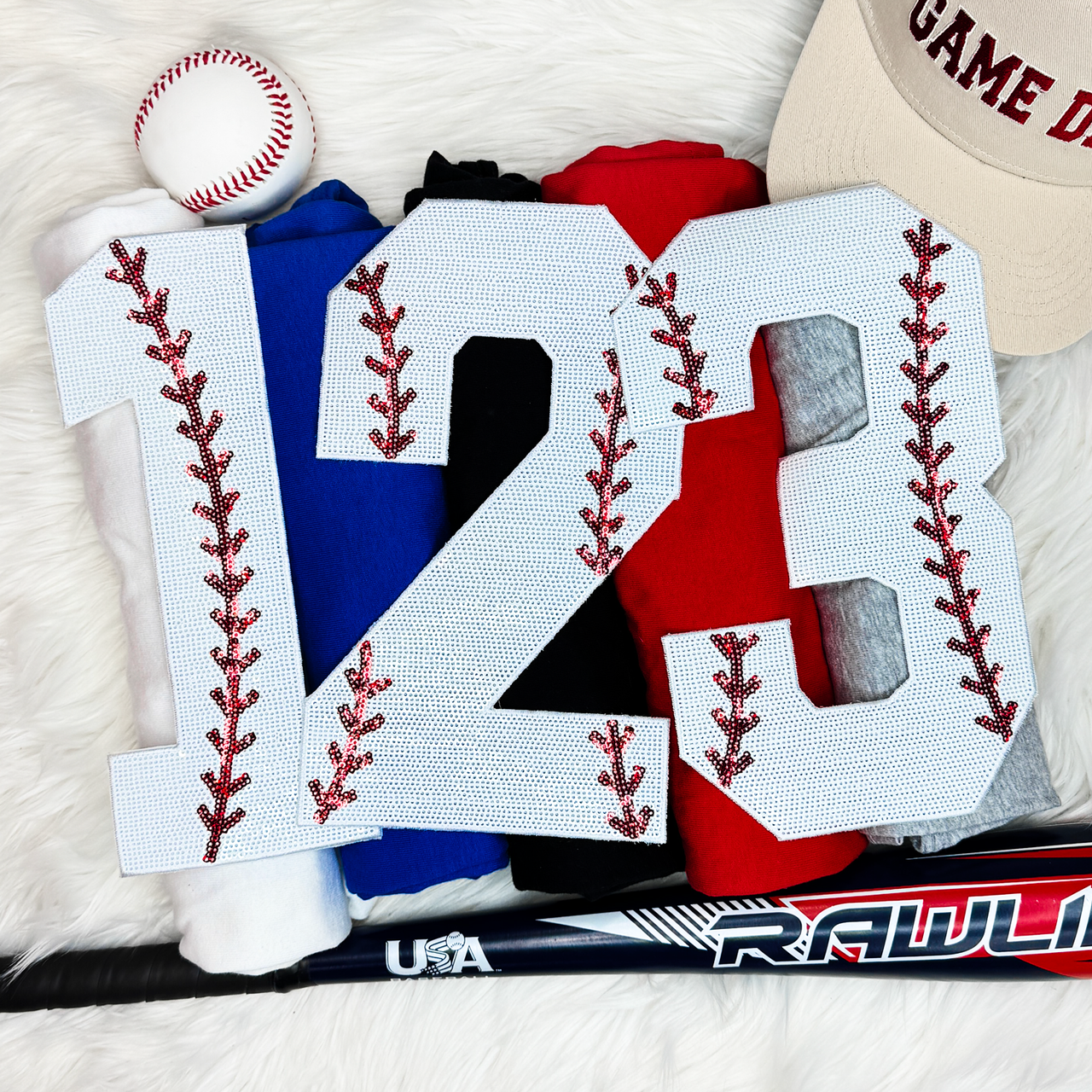 Custom Baseball Number Tee