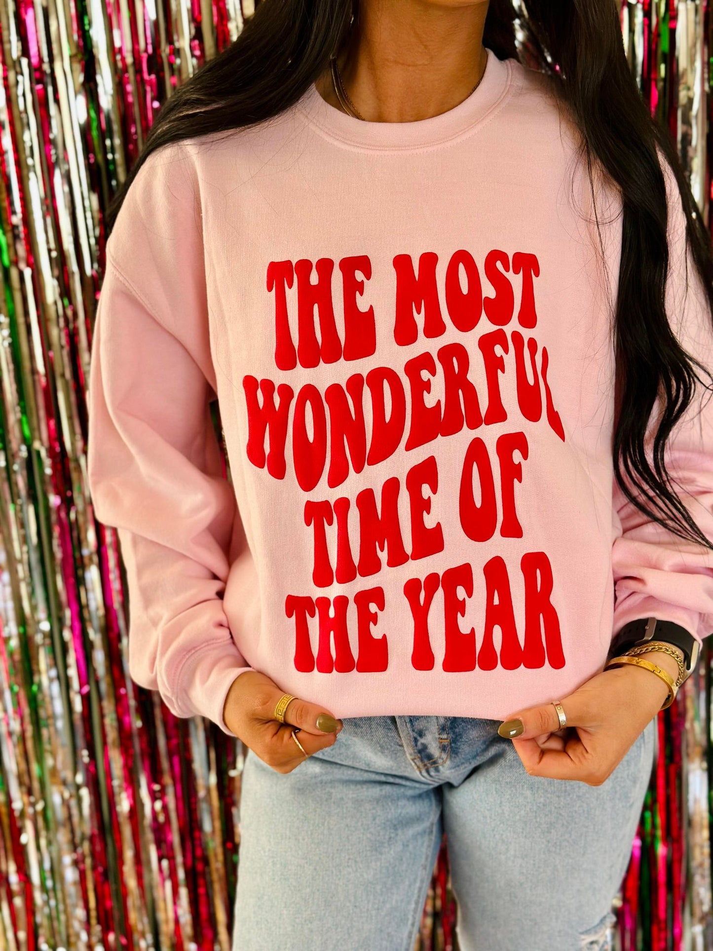 Most Wonderful Time Of The Year Puff Sweatshirt