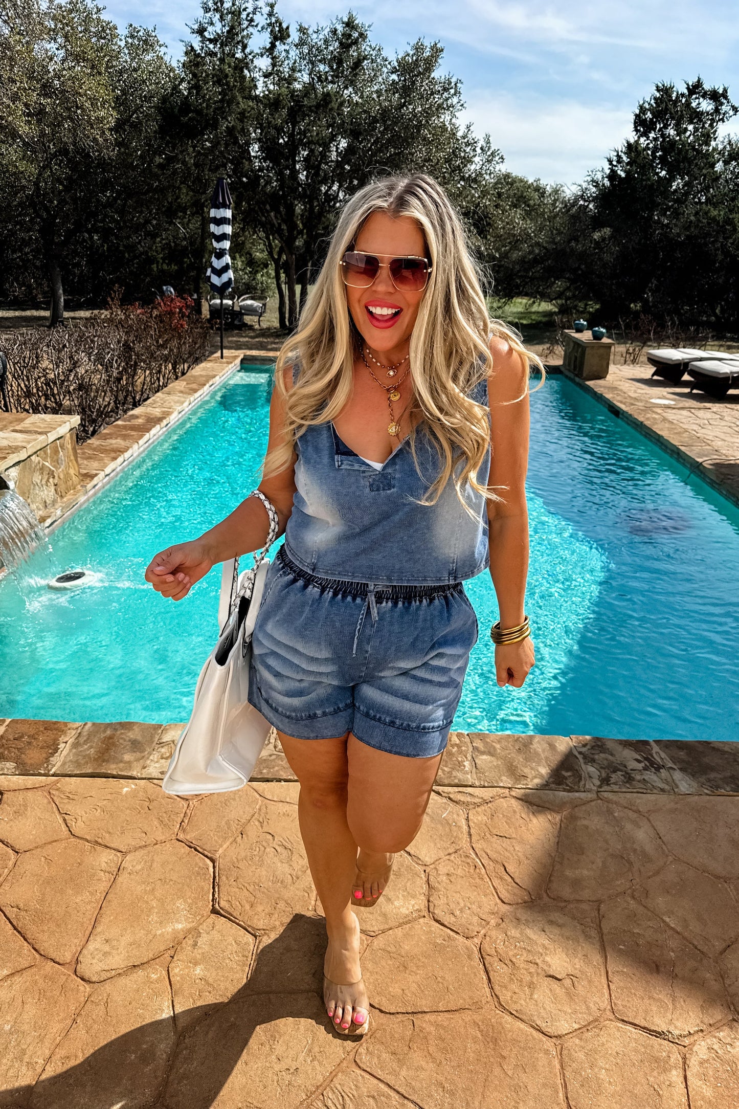 PREORDER- DRIFT AWAY DENIM SHORTS