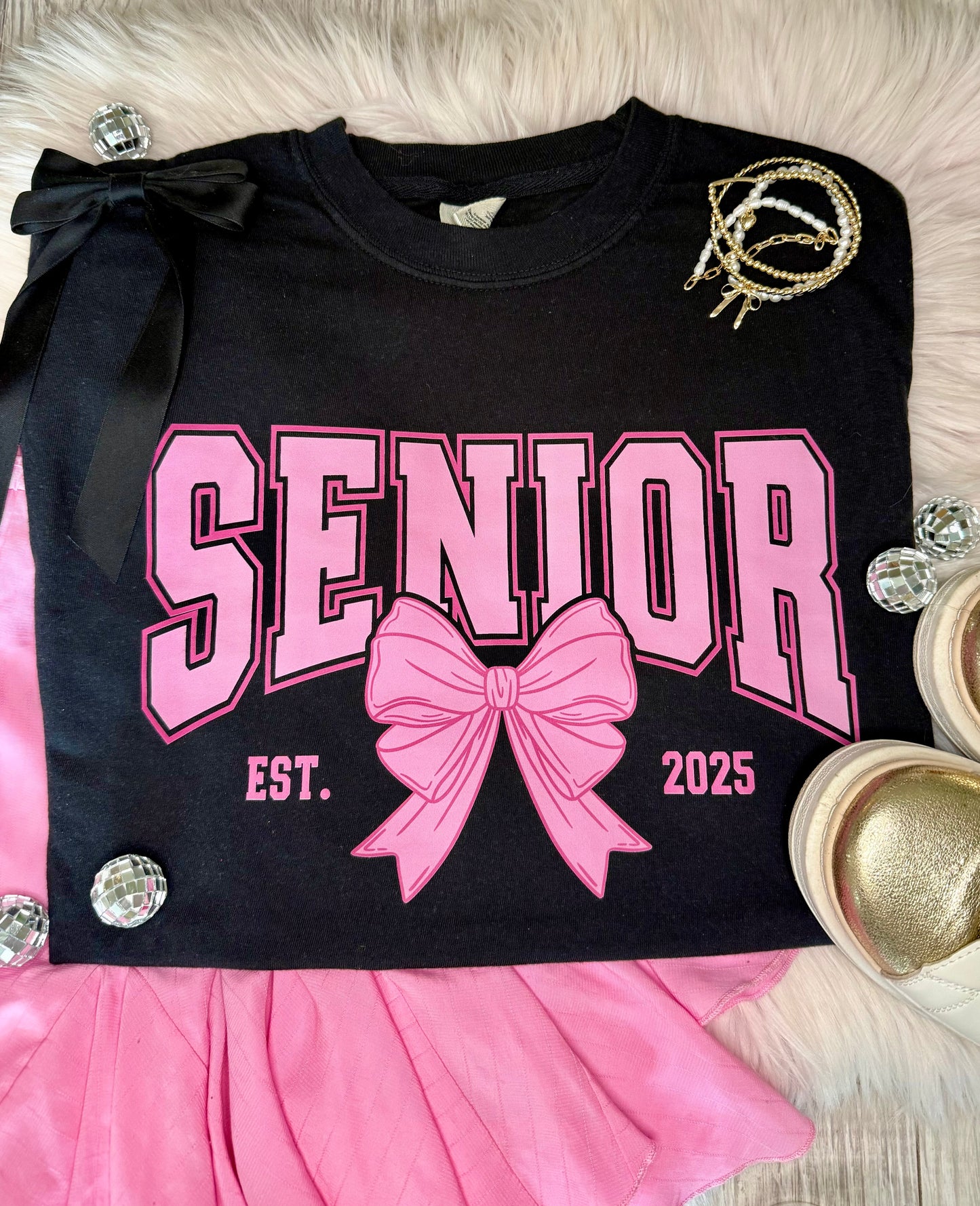 Senior 2025 Bow Tee