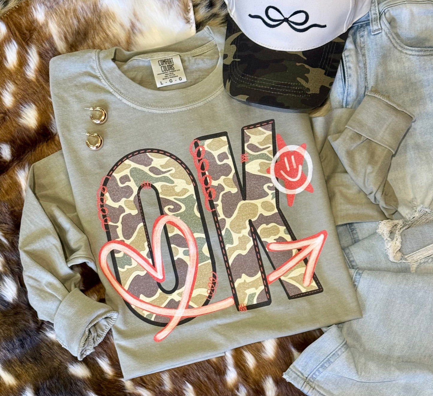 State Camo Doodle State Tee/Long Sleeve