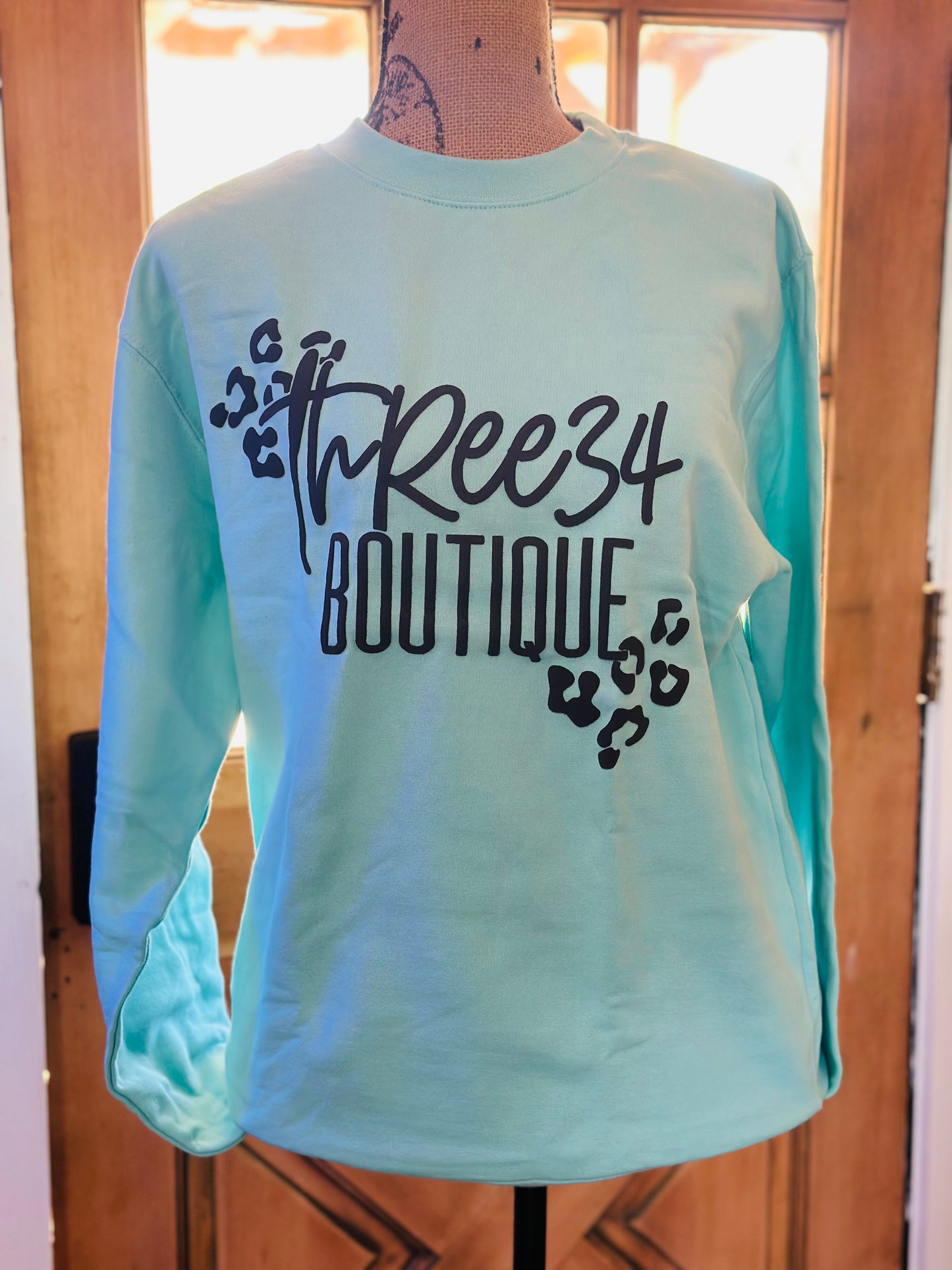 334 Boutique Puff Print Sweatshirt