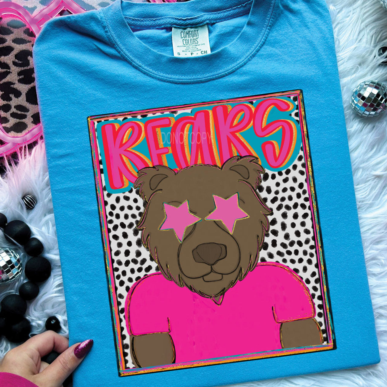 Bears Colorful Mascot Tee
