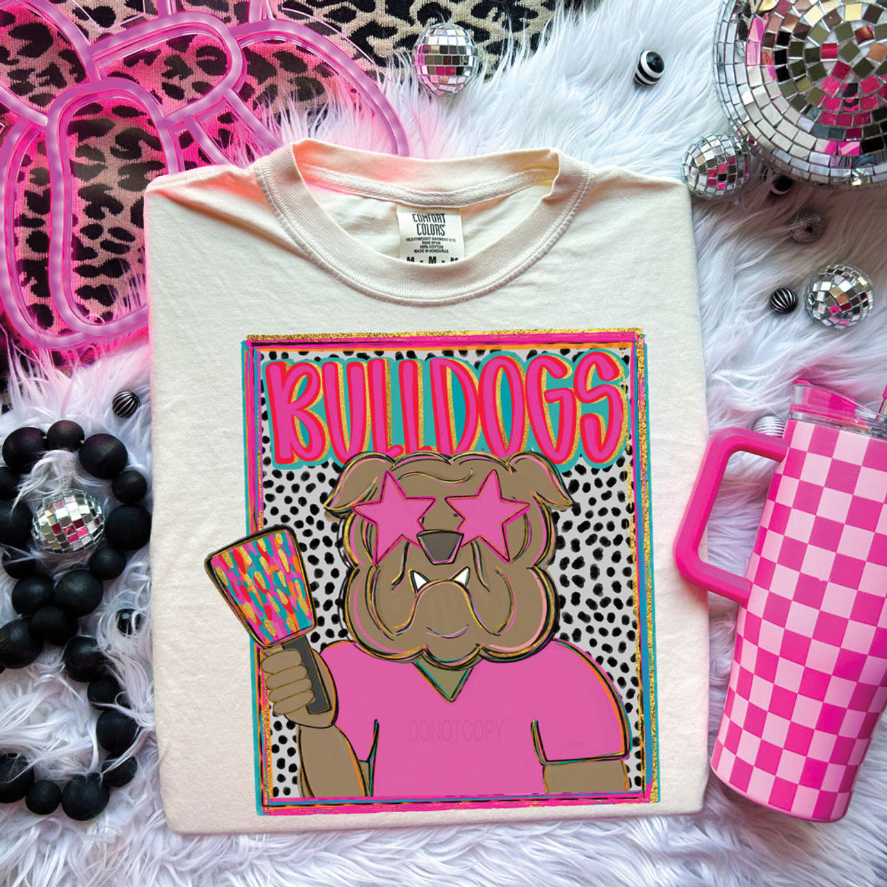 Bulldogs Colorful Mascot Tee