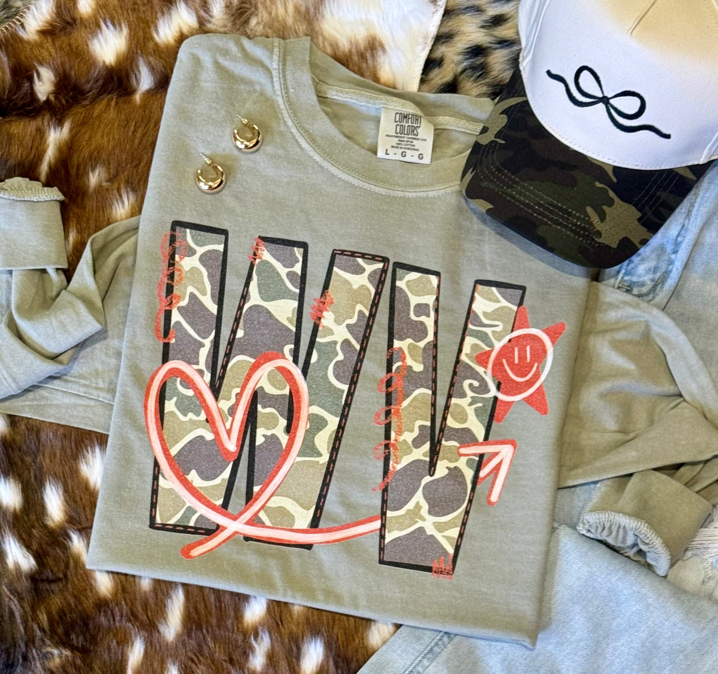 State Camo Doodle State Tee/Long Sleeve