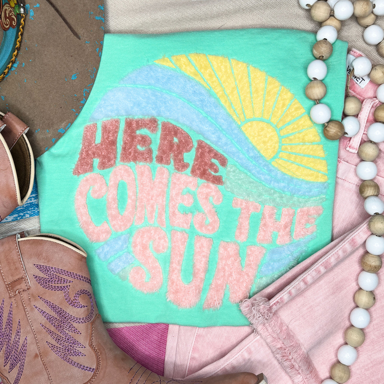 Here Comes The Sun Fluffy Tee