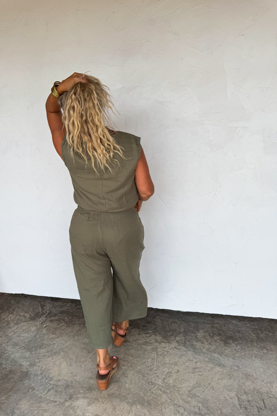 PREORDER- LAURA CROP PANT SET (Made in USA)