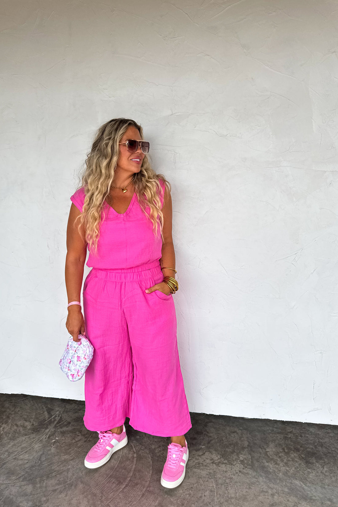 PREORDER- LAURA CROP PANT SET (Made in USA)