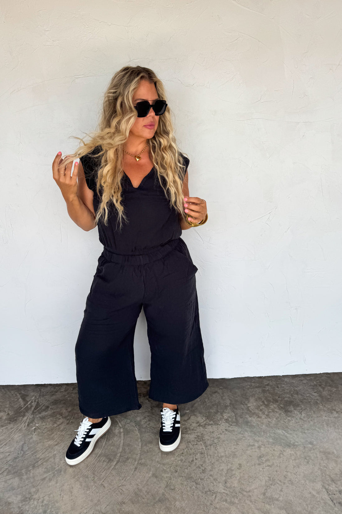 PREORDER- LAURA CROP PANT SET (Made in USA)