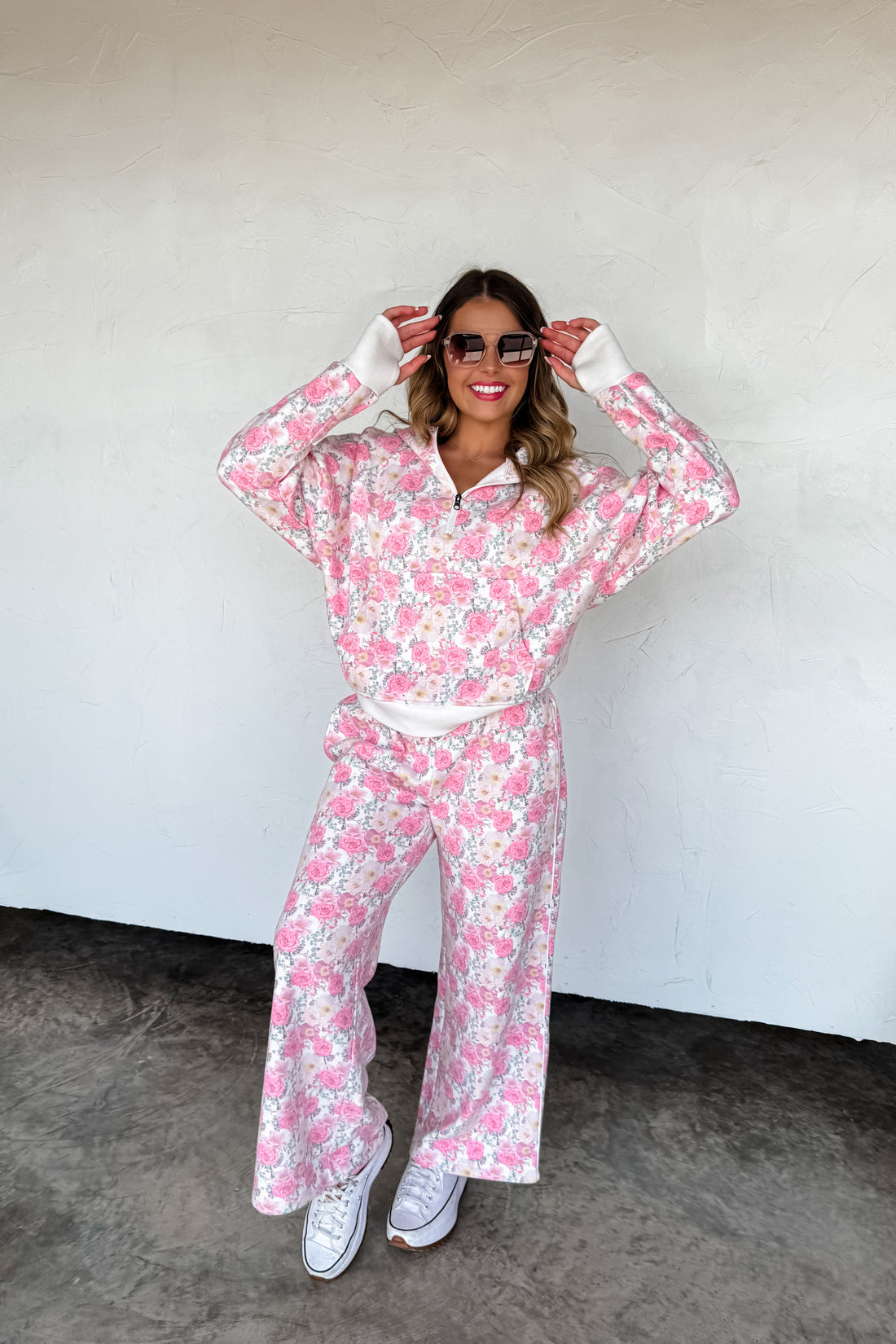 PREORDER- FLORAL & CHEETAH EASY DOES IT PULLOVER
