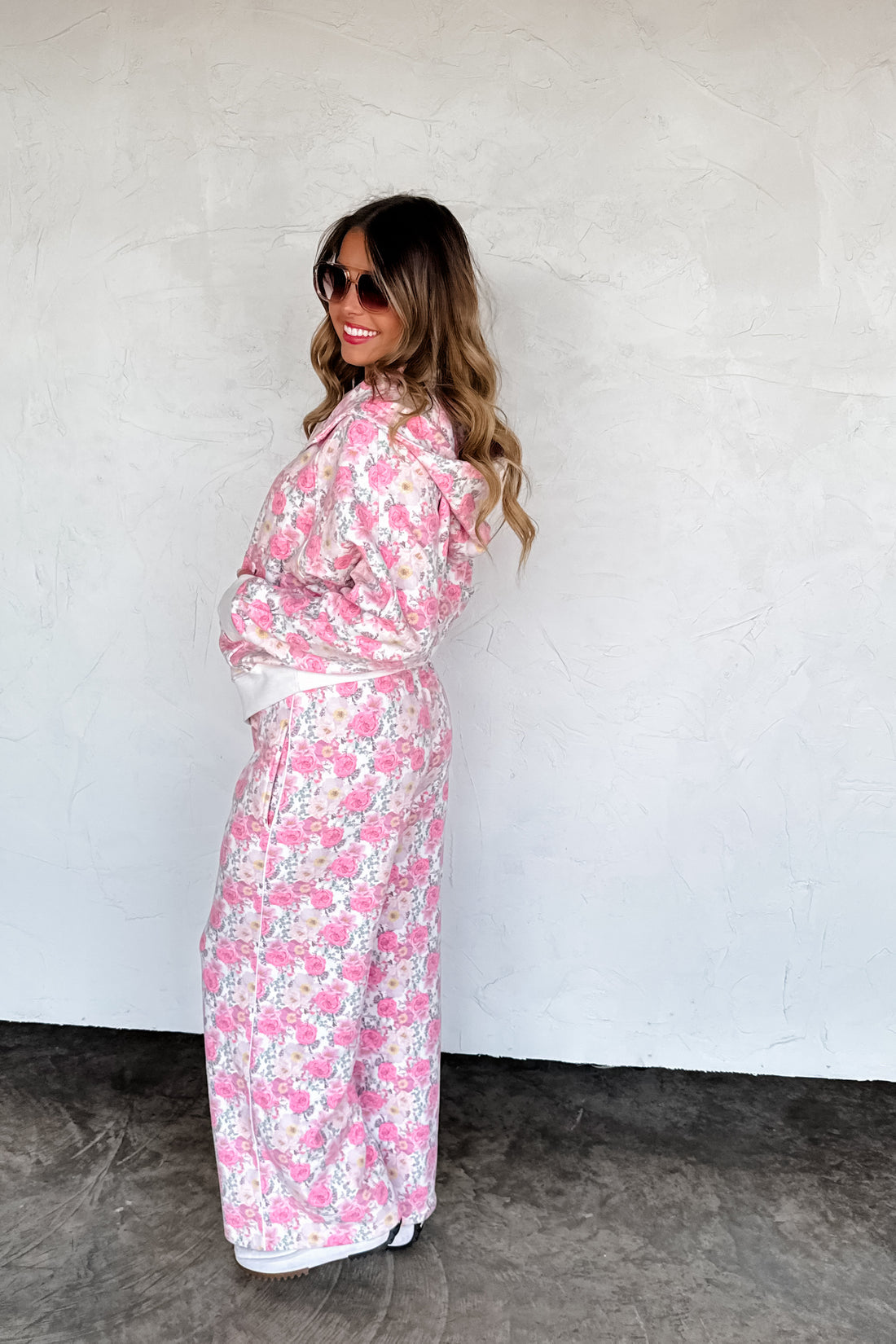PREORDER- FLORAL & CHEETAH EASY DOES IT PULLOVER