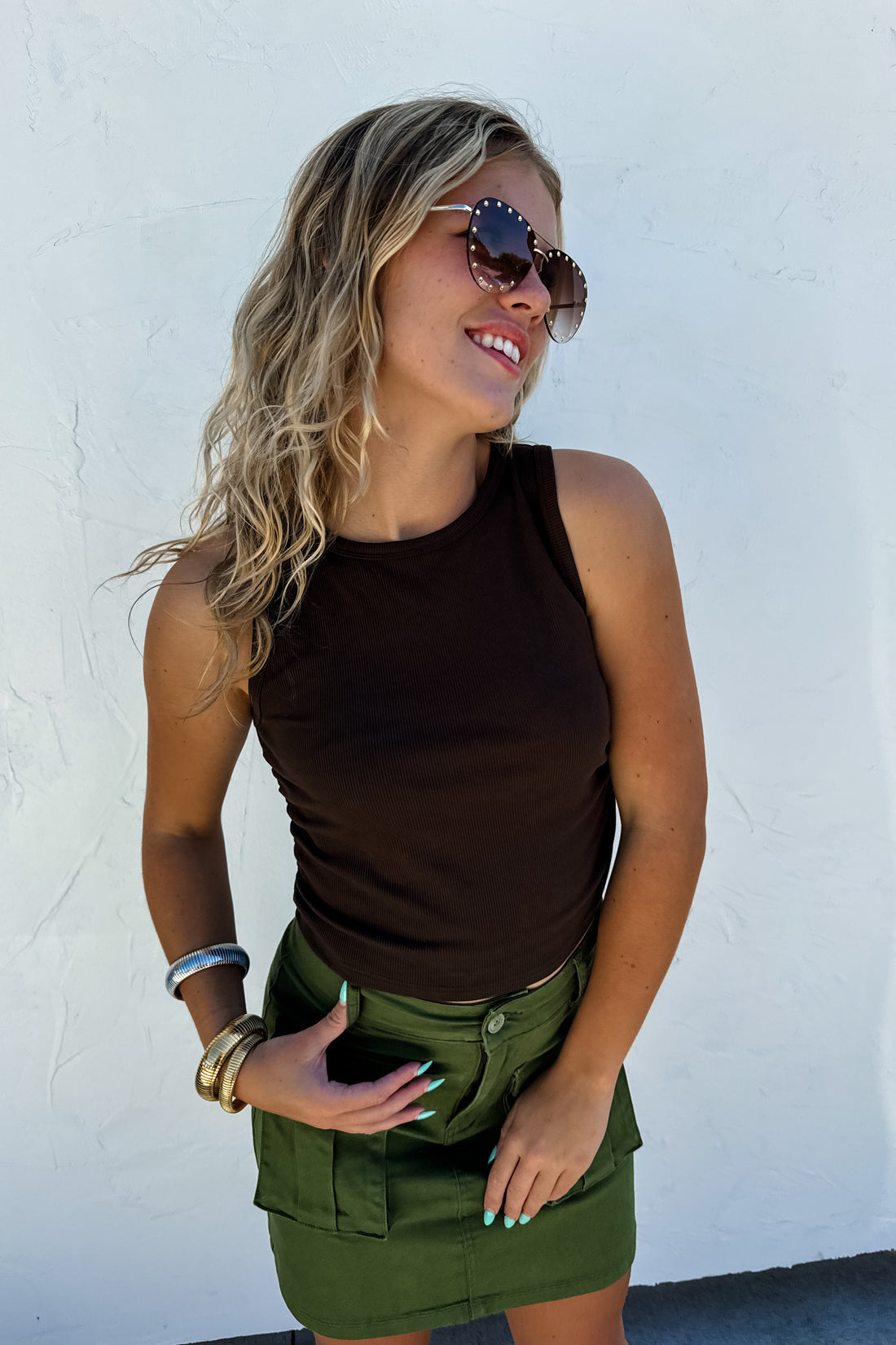 Ready to Ship TAYLOR RIBBED TANK