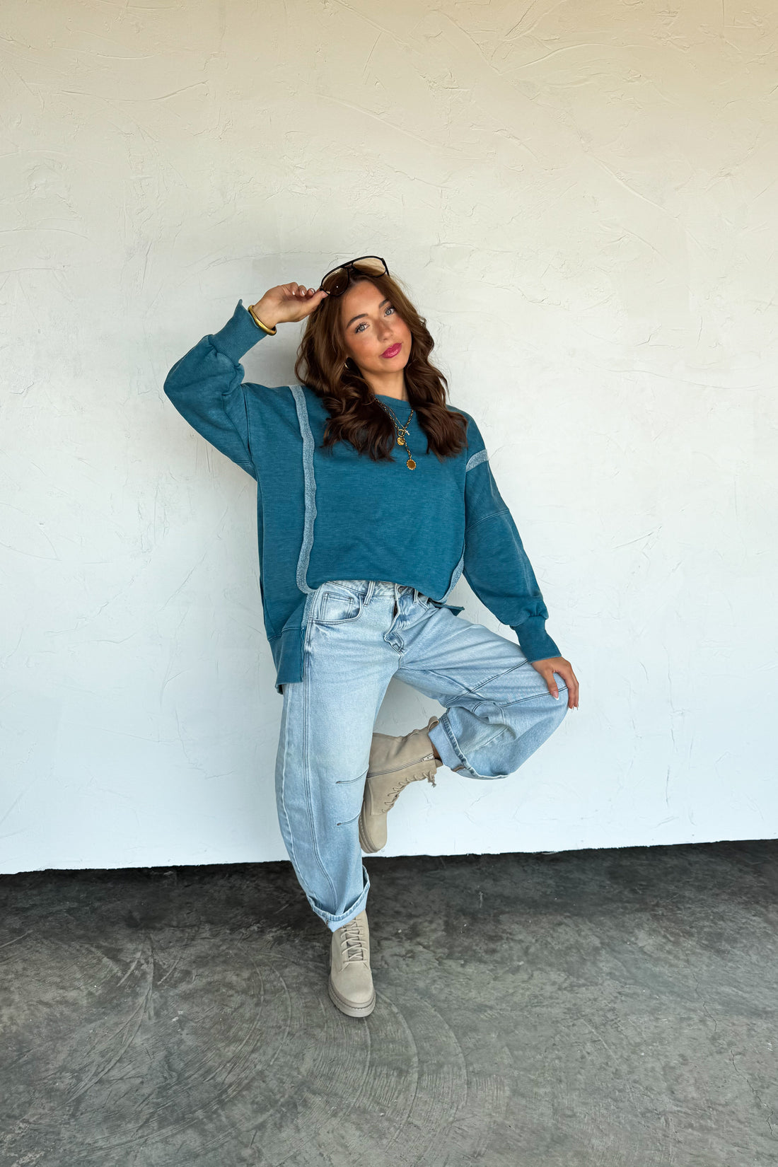 PREORDER- FALL COLORS CLASSIC CREW PULLOVER