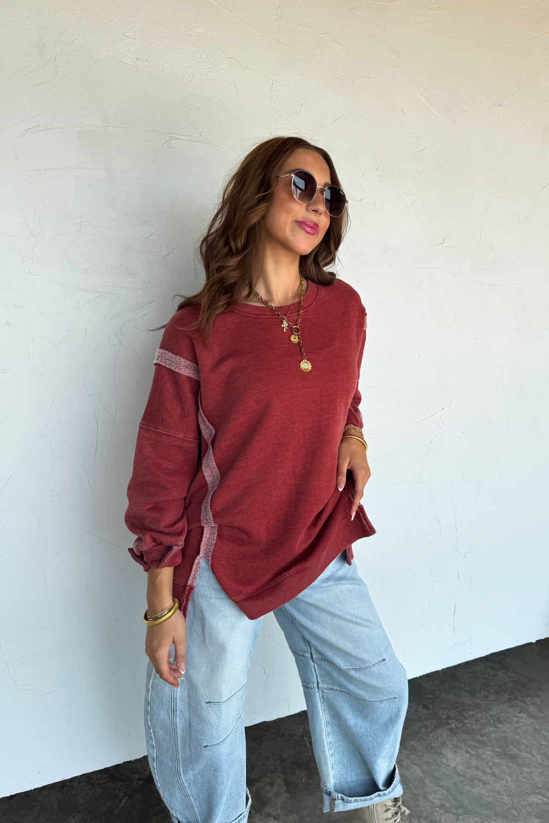 PREORDER- FALL COLORS CLASSIC CREW PULLOVER