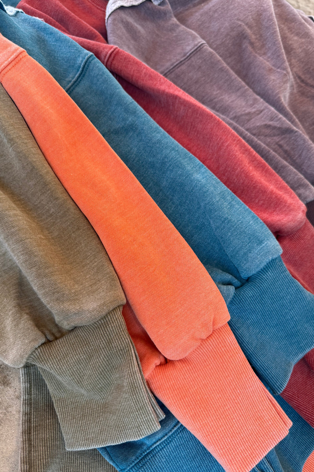 PREORDER- FALL COLORS CLASSIC CREW PULLOVER