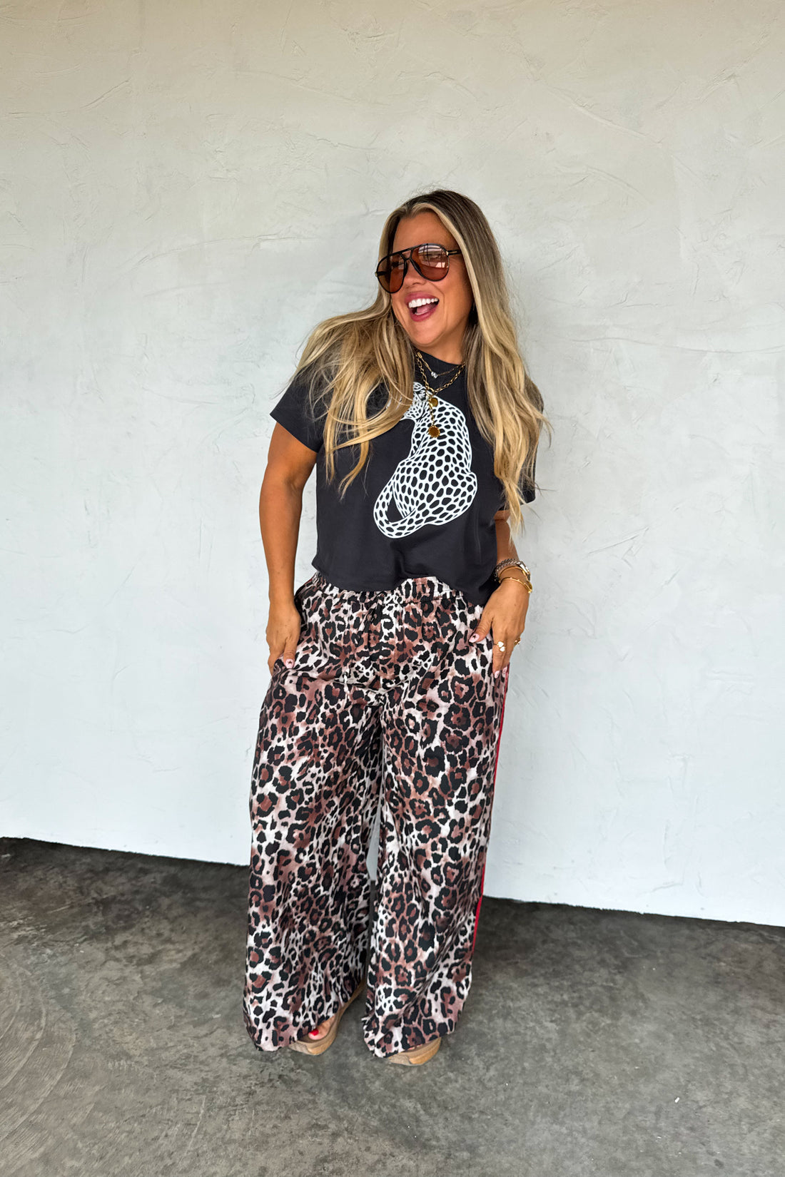 PREORDER- CHEETAH GRAPHIC TEE