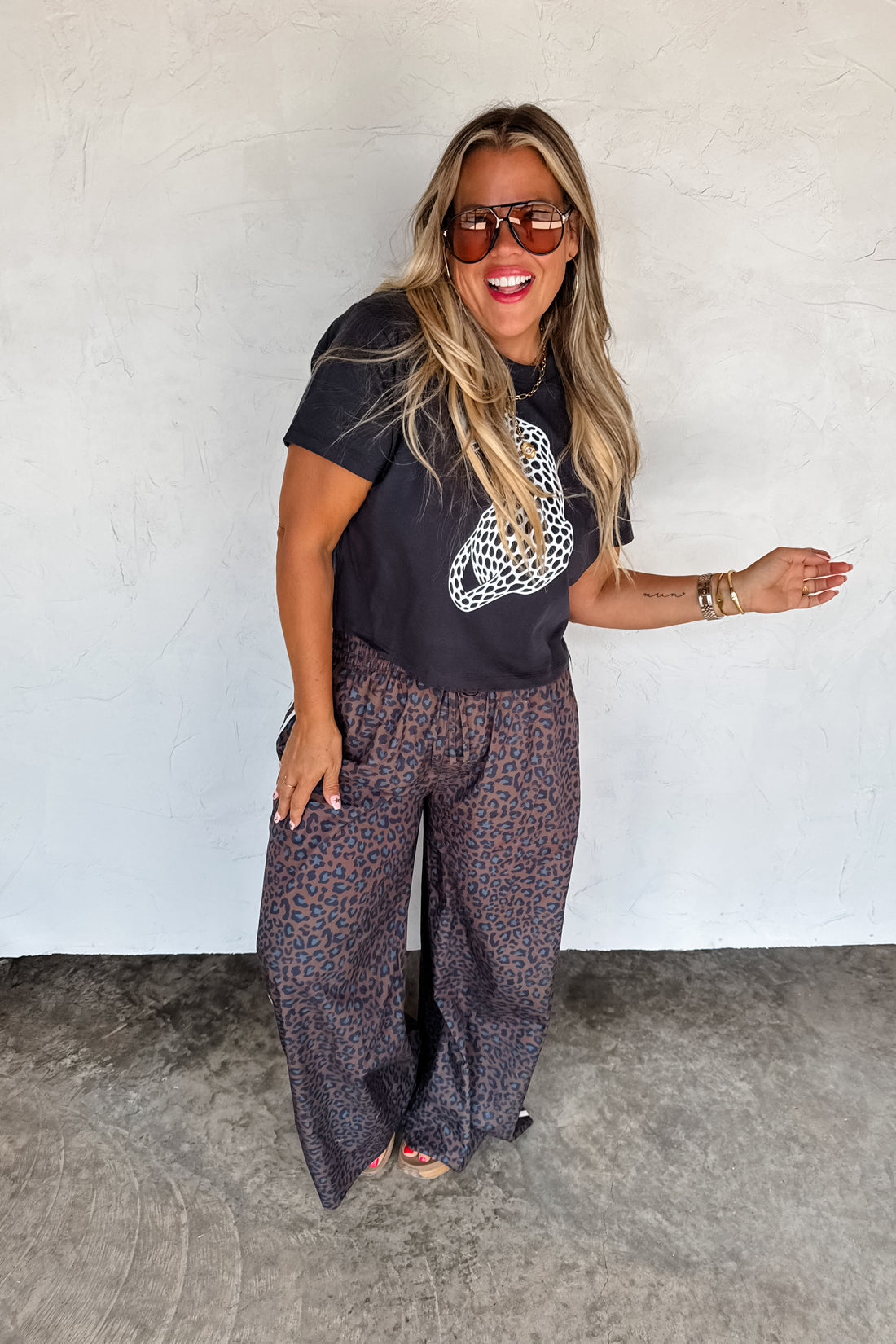 PREORDER- CHEETAH GRAPHIC TEE