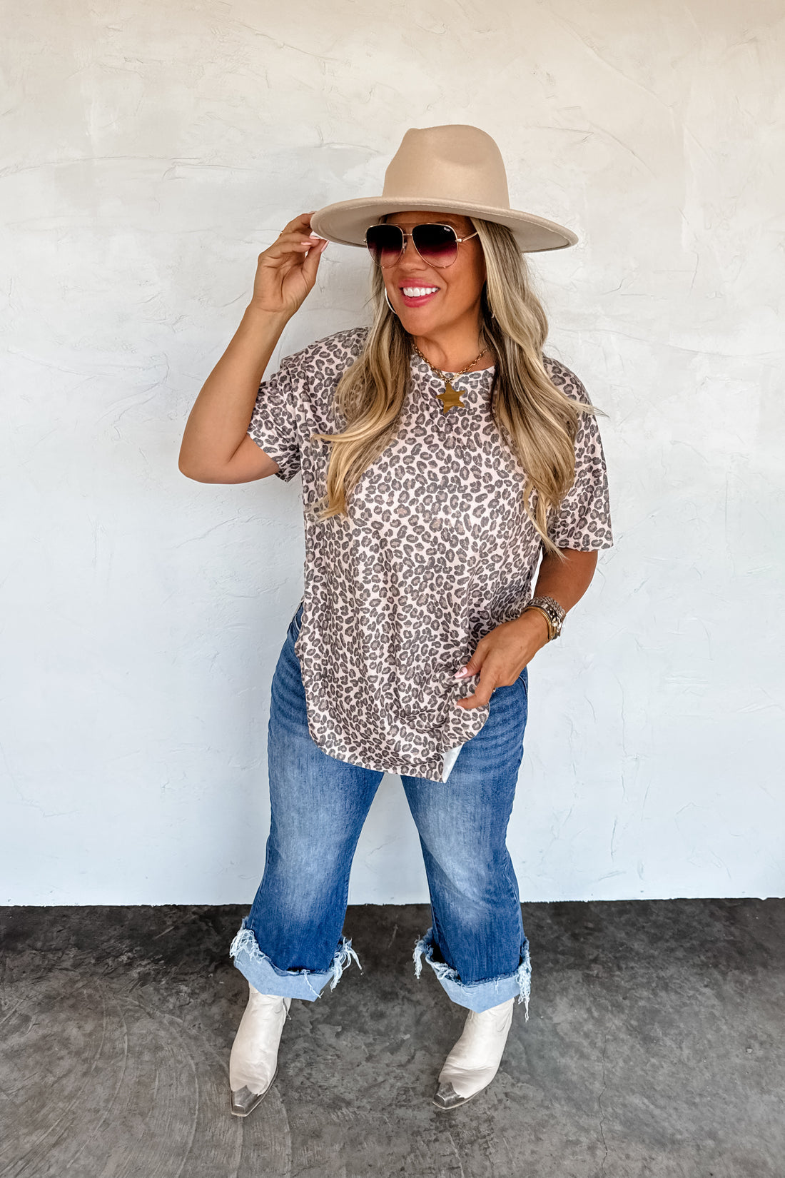 PREORDER- NEW COLORS- JOEY WASHED COTTON BOYFRIEND TEE