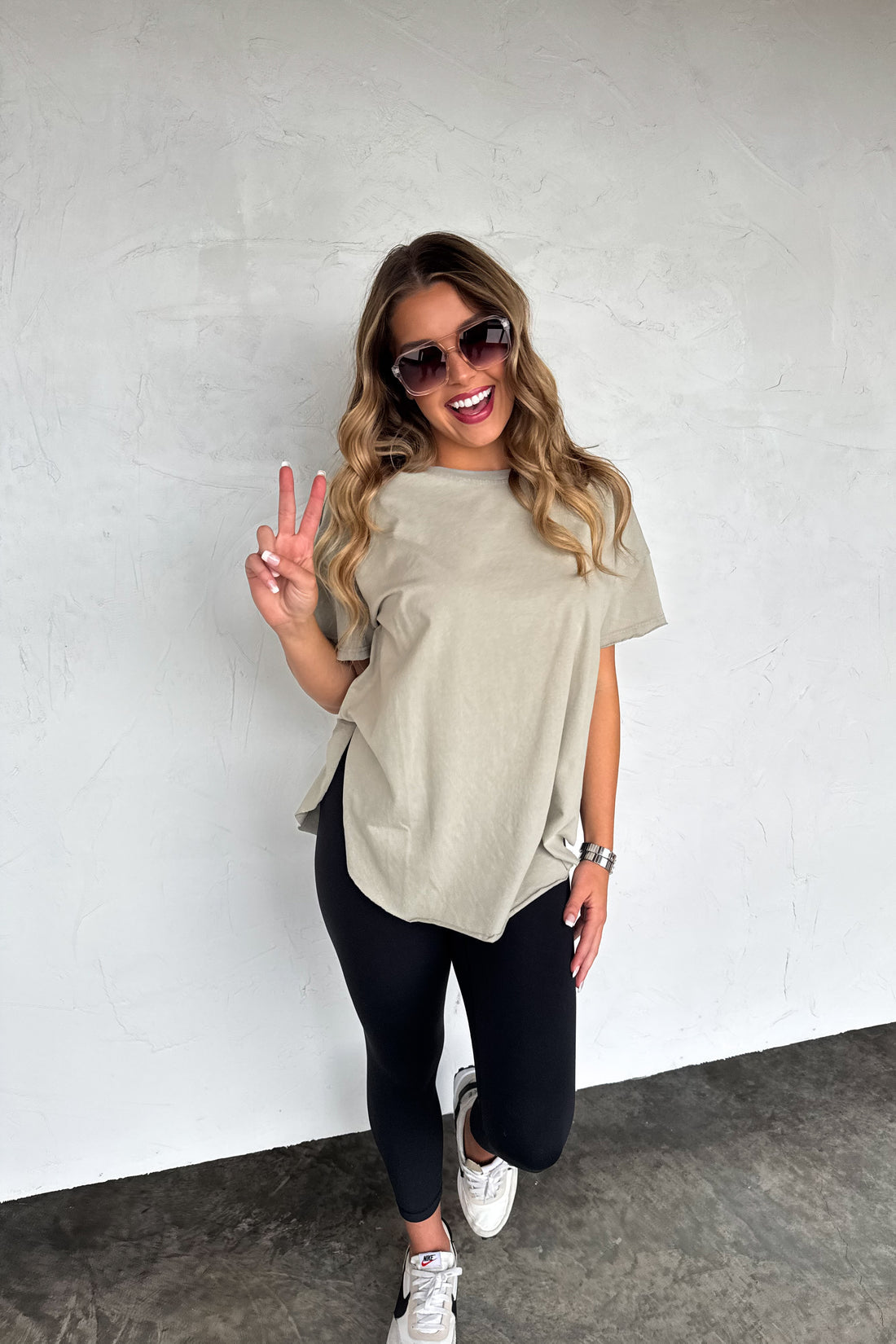 PREORDER- NEW COLORS- JOEY WASHED COTTON BOYFRIEND TEE