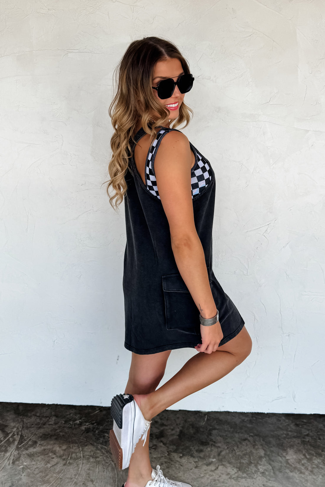 MILLIE OVERALL DRESS {Ready to Ship}