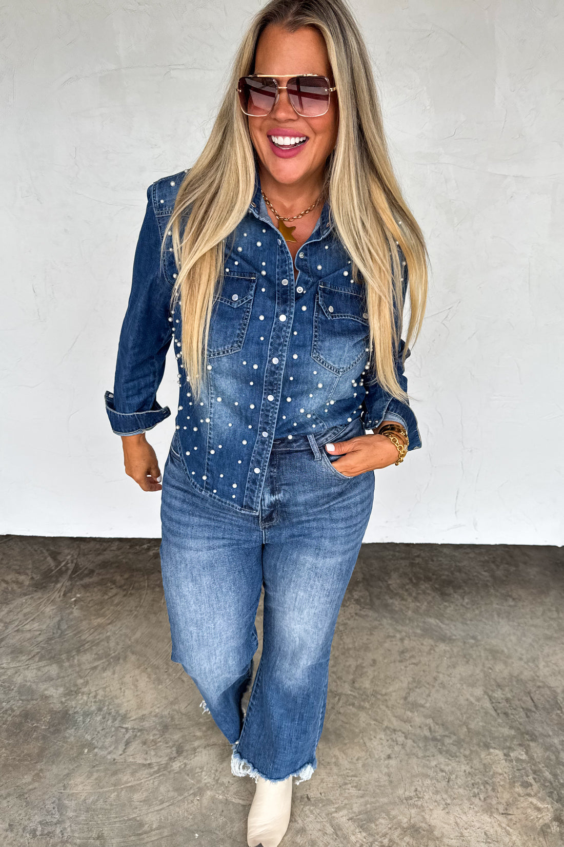 PREORDER- DOLLY DENIM TOP