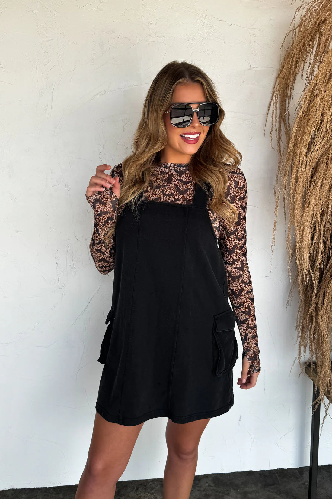 PREORDER- BATS & CHEETAH DRESS IT UP MESH TOP- ETA 9/29-10/3