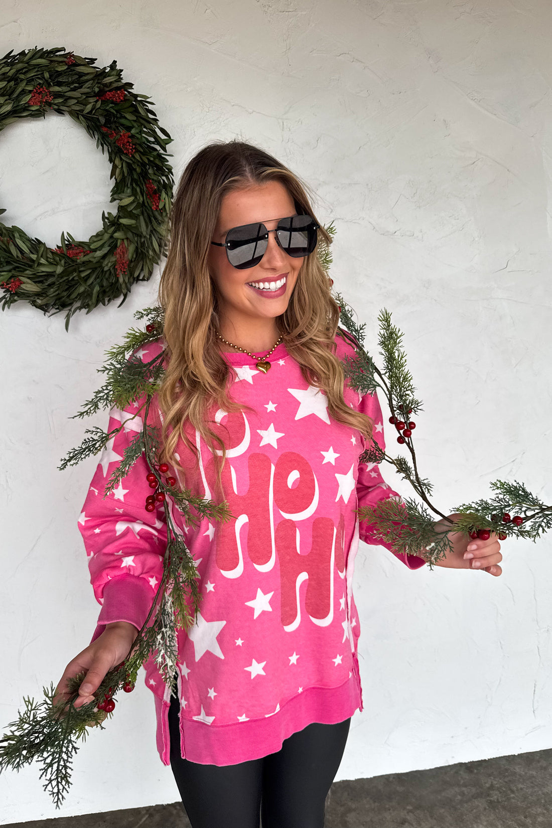 PREORDER- MERRY & HO HO HO CLASSIC CREW PULLOVER