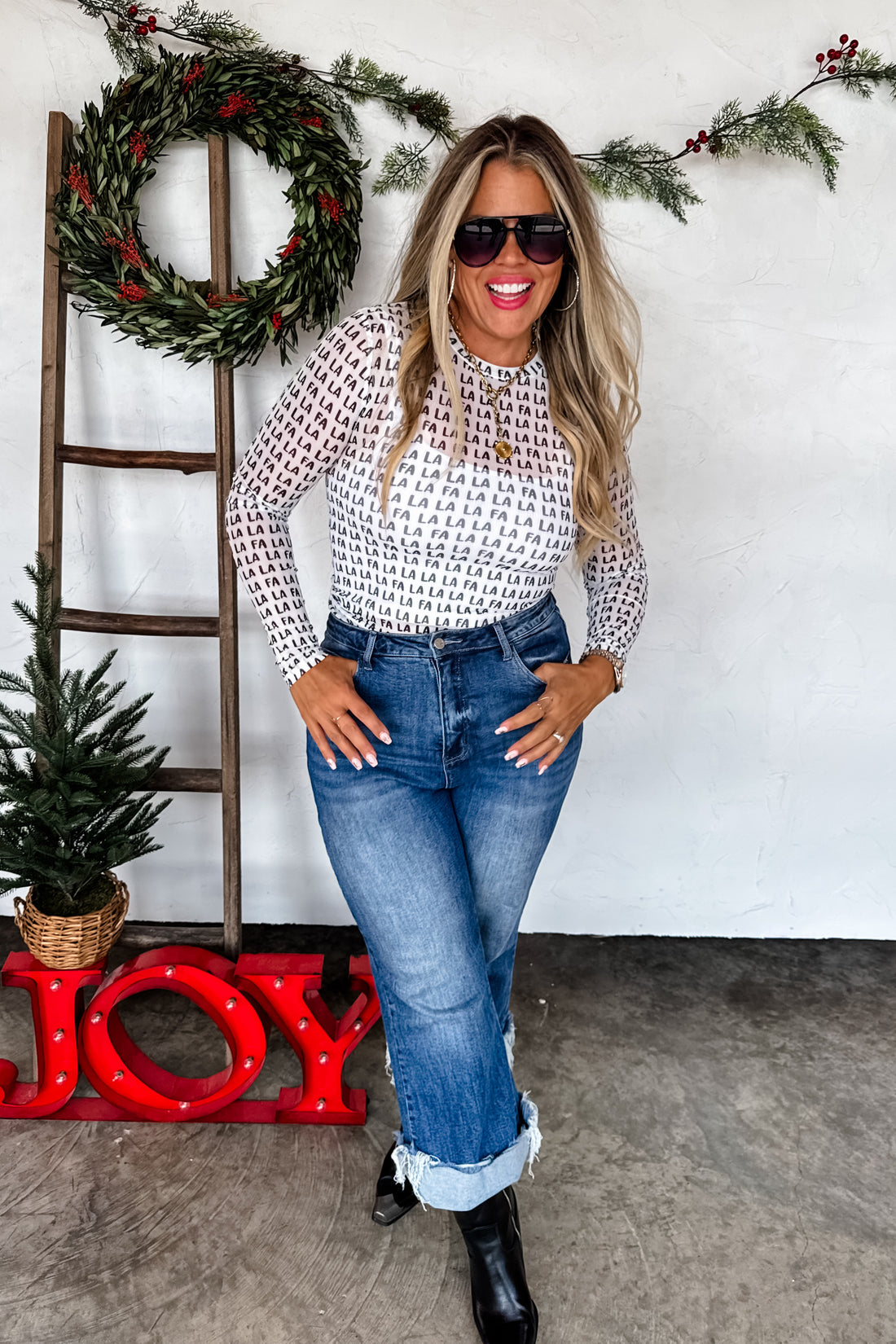 PREORDER- CHRISTMAS DRESS IT UP MESH TOPS
