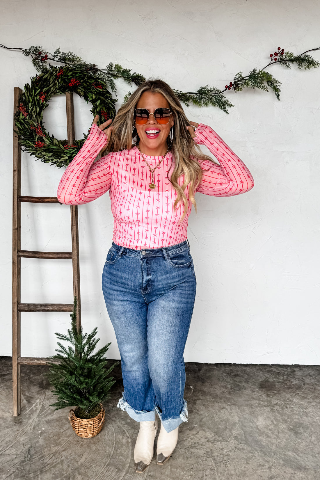PREORDER- CHRISTMAS DRESS IT UP MESH TOPS
