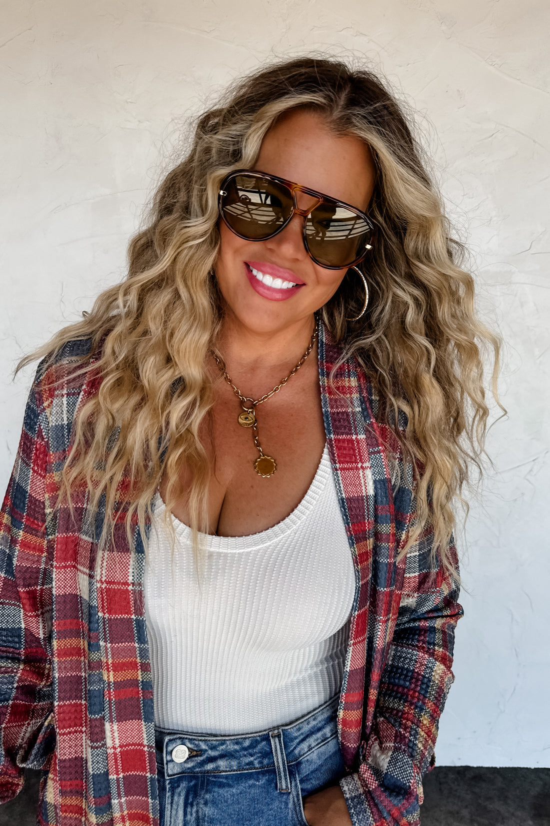 PREORDER- PLAID LOLA CARDIGANS