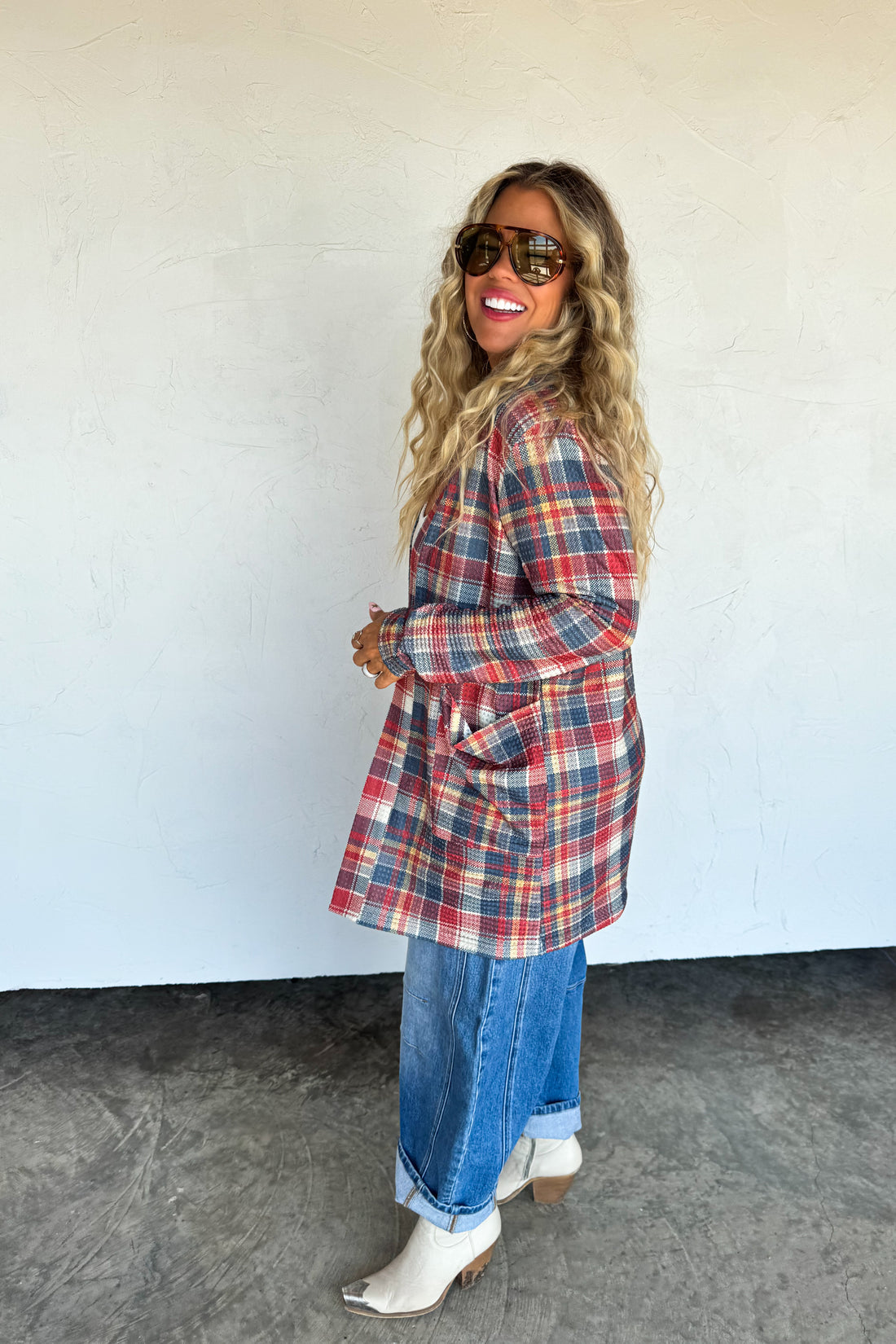 PREORDER- PLAID LOLA CARDIGANS
