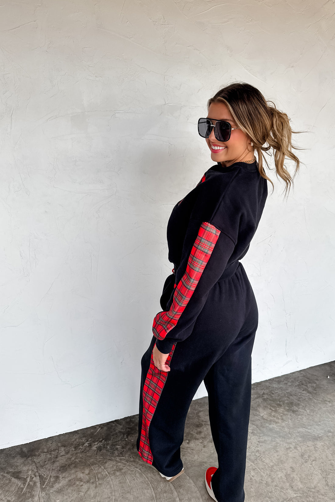 PREORDER- MERRY PLAID PANT SET