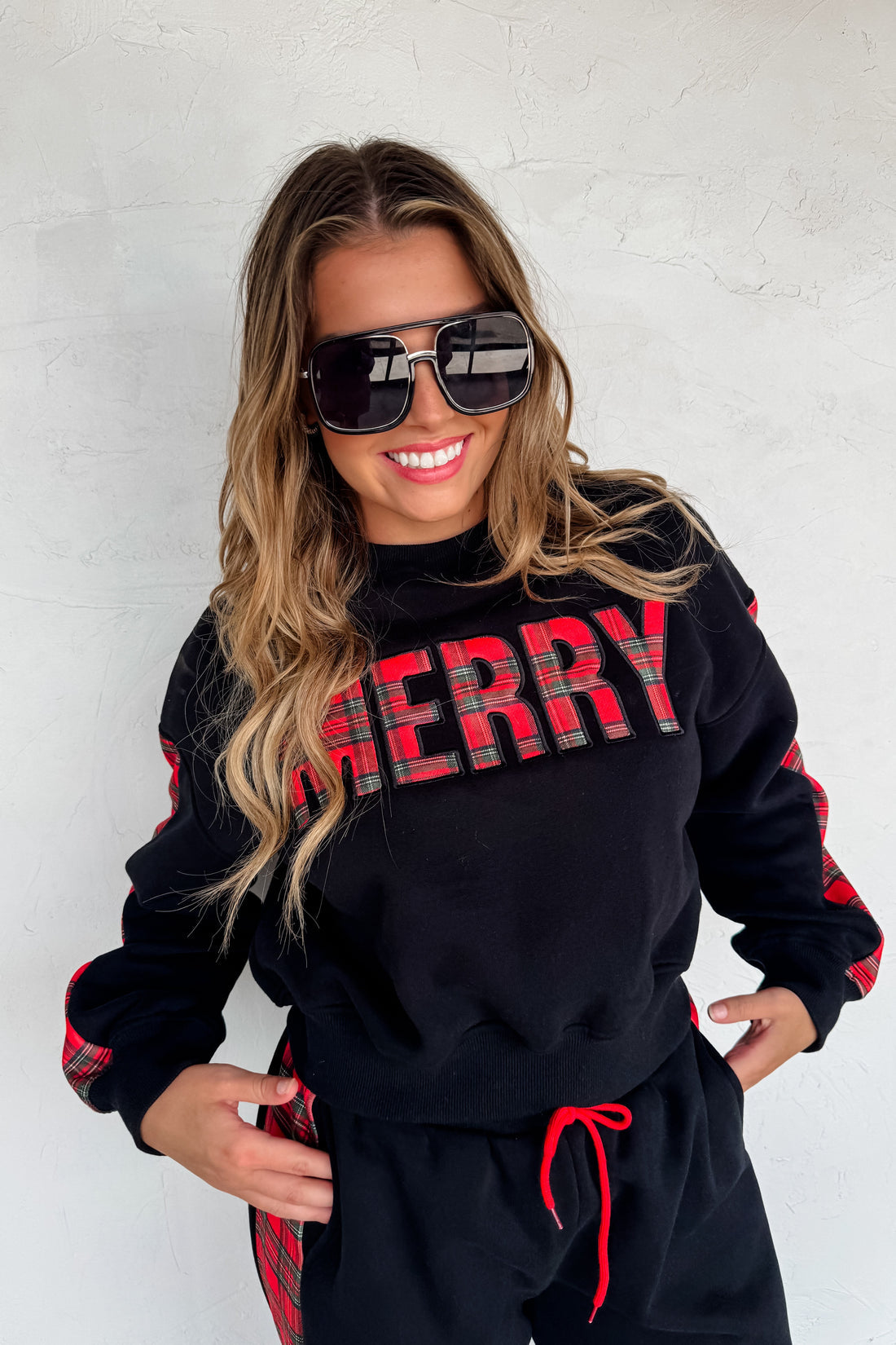 PREORDER- MERRY PLAID PANT SET