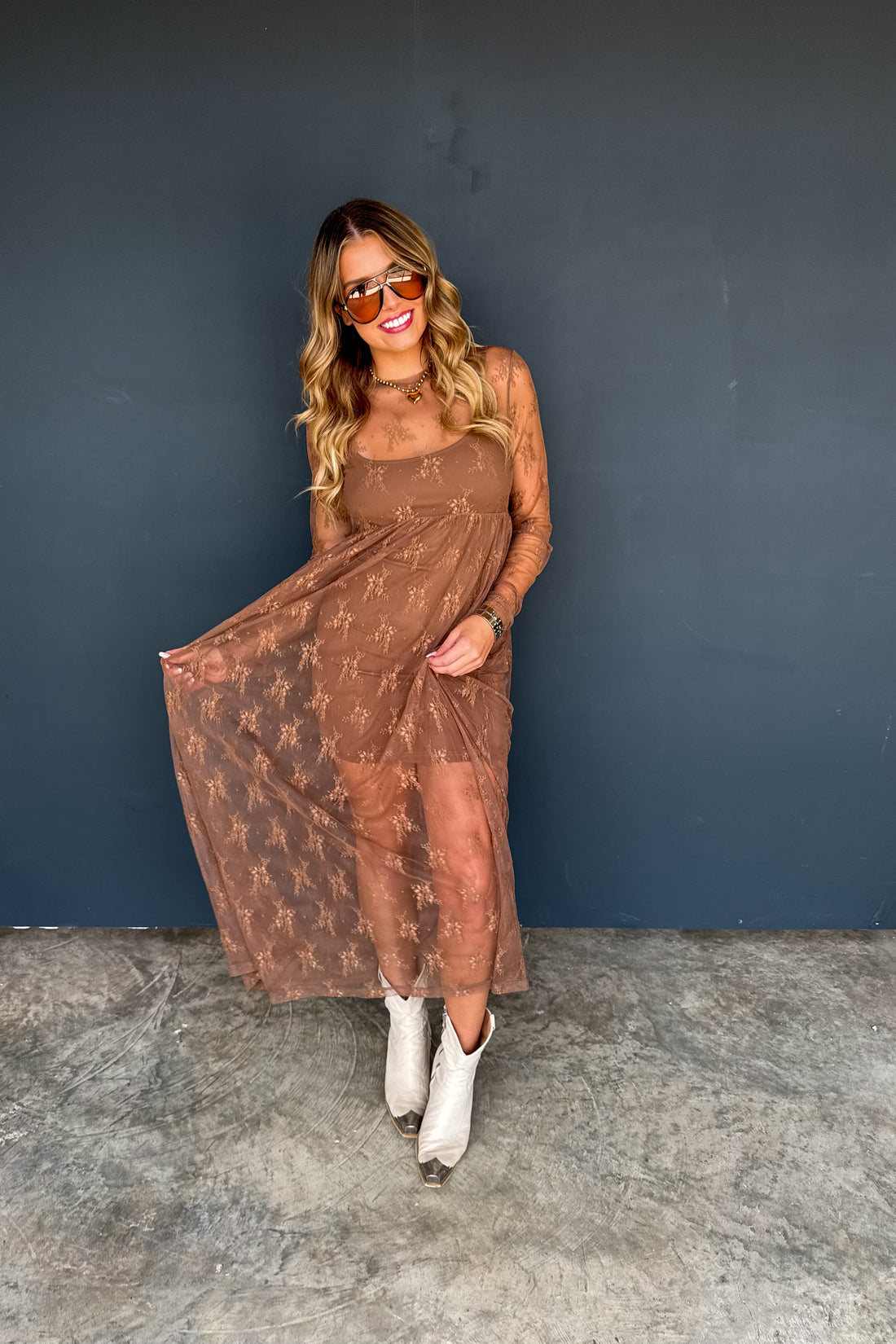 PREORDER- EVANGELINE LACE DRESS
