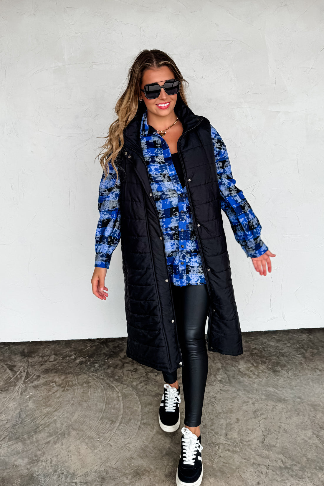 PREORDER- JUNIPER BLEACHED PLAID TOP