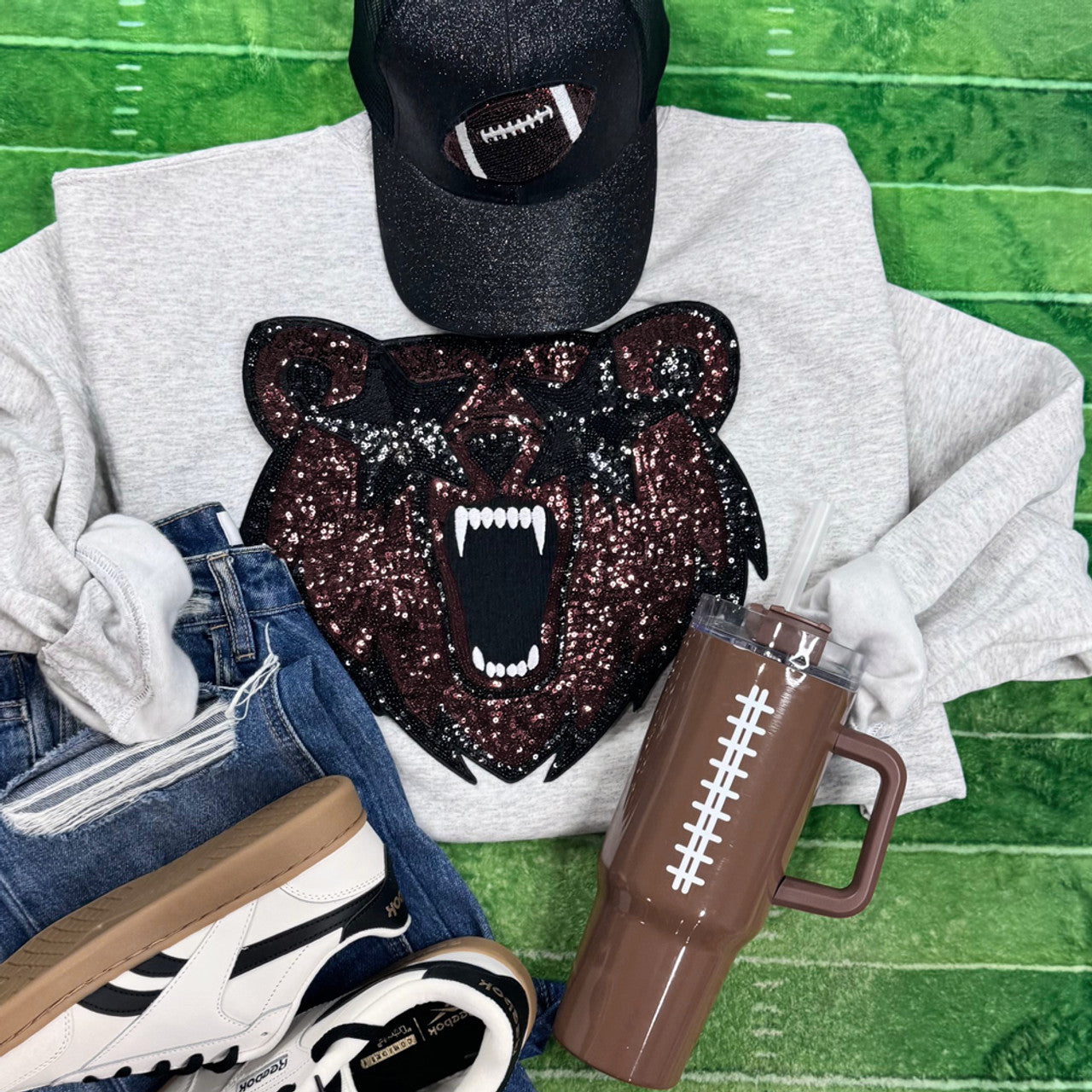 Sequin Bear Sweatshirt