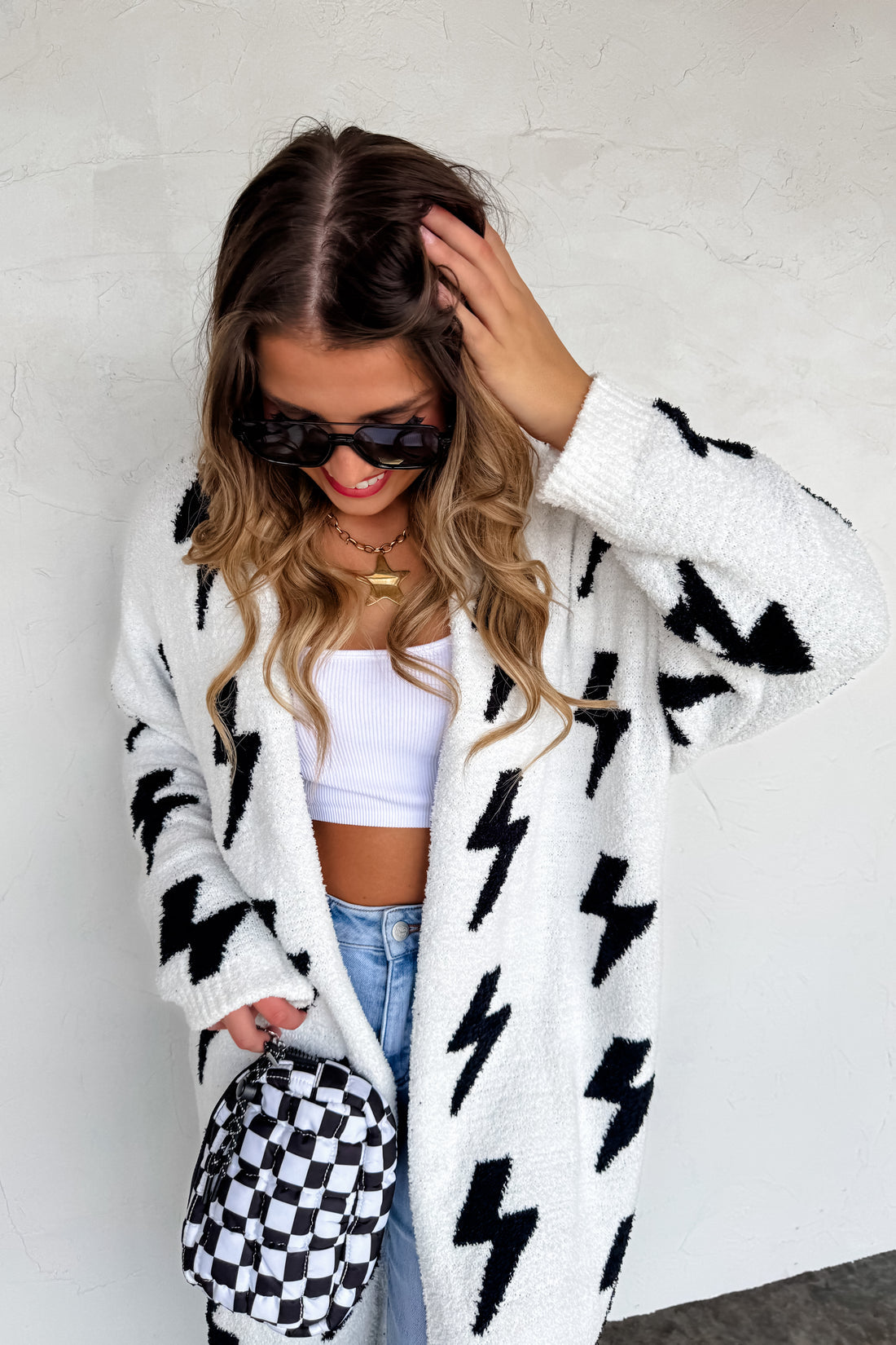 PREORDER- 2 IN 1 LIGHTING & CHEETAH CLOUD CARDIGANS (REVERSIBLE)