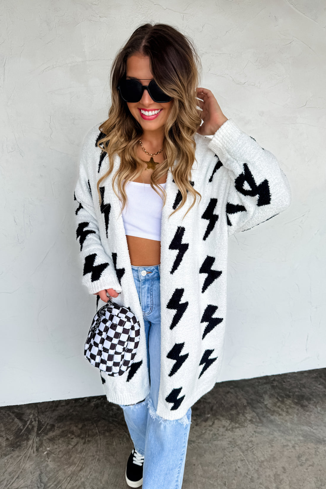 PREORDER- 2 IN 1 LIGHTING & CHEETAH CLOUD CARDIGANS (REVERSIBLE)