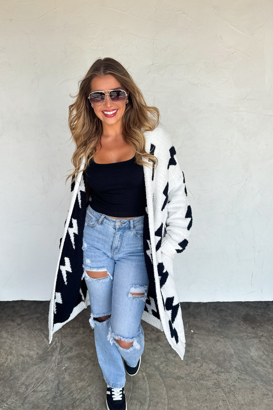 PREORDER- 2 IN 1 LIGHTING & CHEETAH CLOUD CARDIGANS (REVERSIBLE)