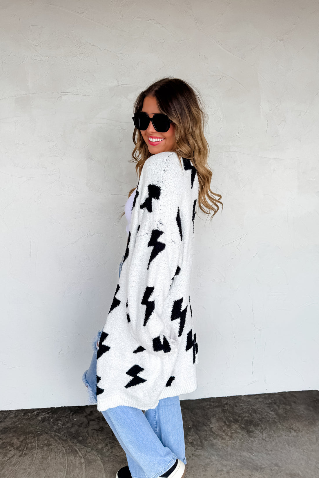 PREORDER- 2 IN 1 LIGHTING & CHEETAH CLOUD CARDIGANS (REVERSIBLE)