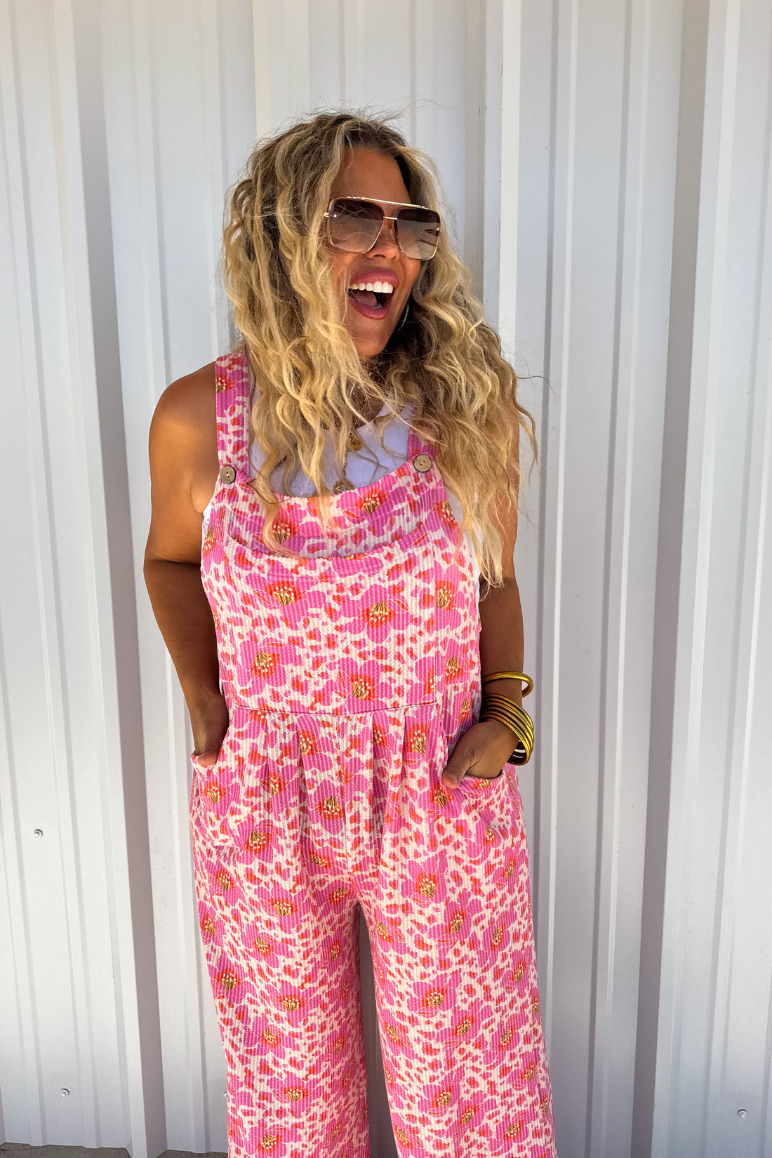 PREORDER- CASSIDY FLORAL BOHO OVERALLS (2 Colors)
