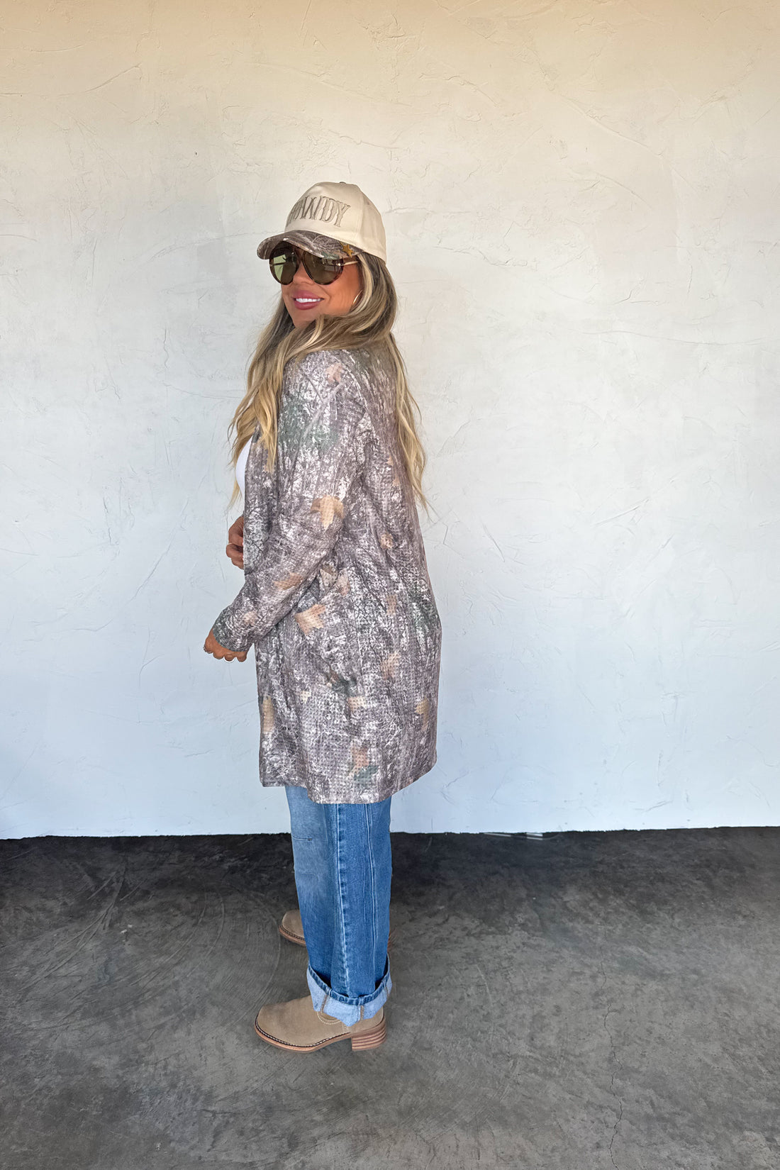 PREORDER- WOODLAND CAMO LOLA CARDIGAN