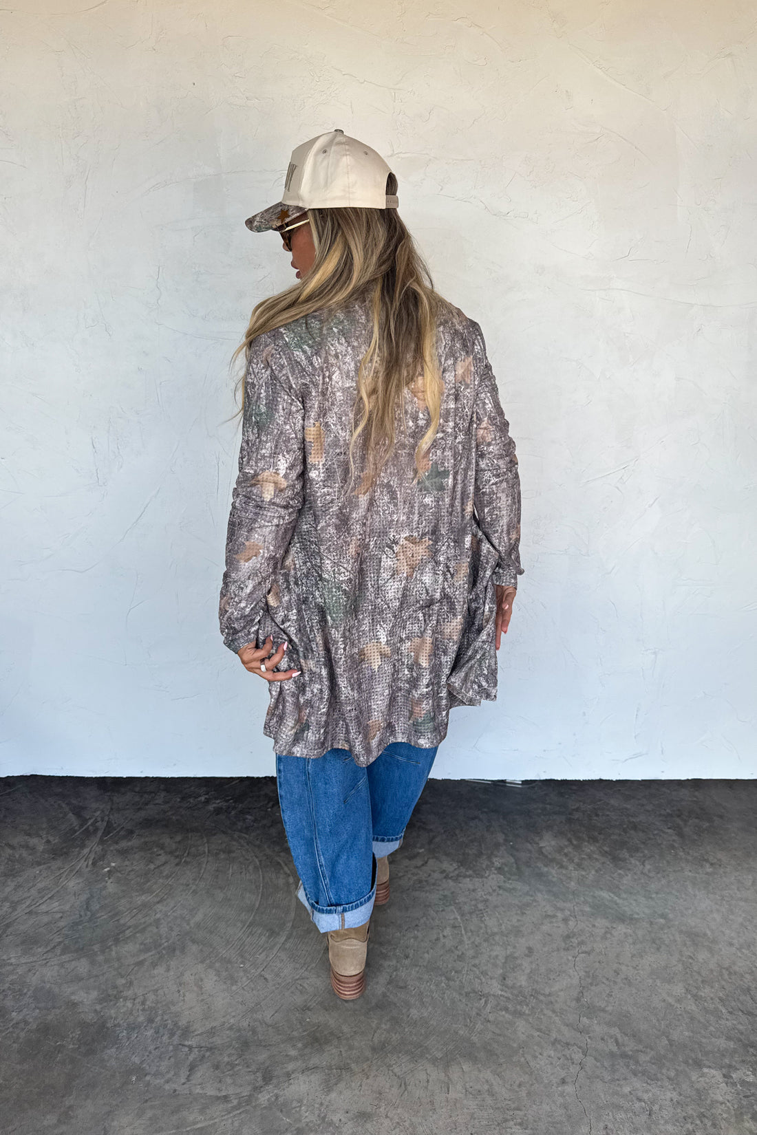 PREORDER- WOODLAND CAMO LOLA CARDIGAN
