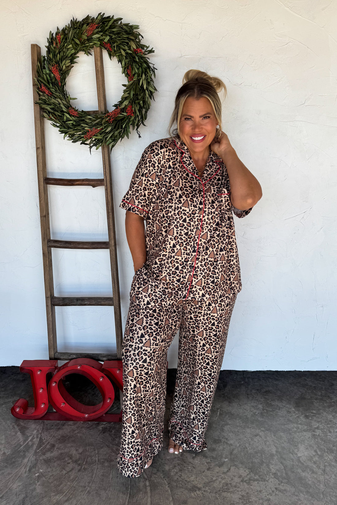 PREORDER- LEOPARD & CHEETAH STAR LUXE PJ SET