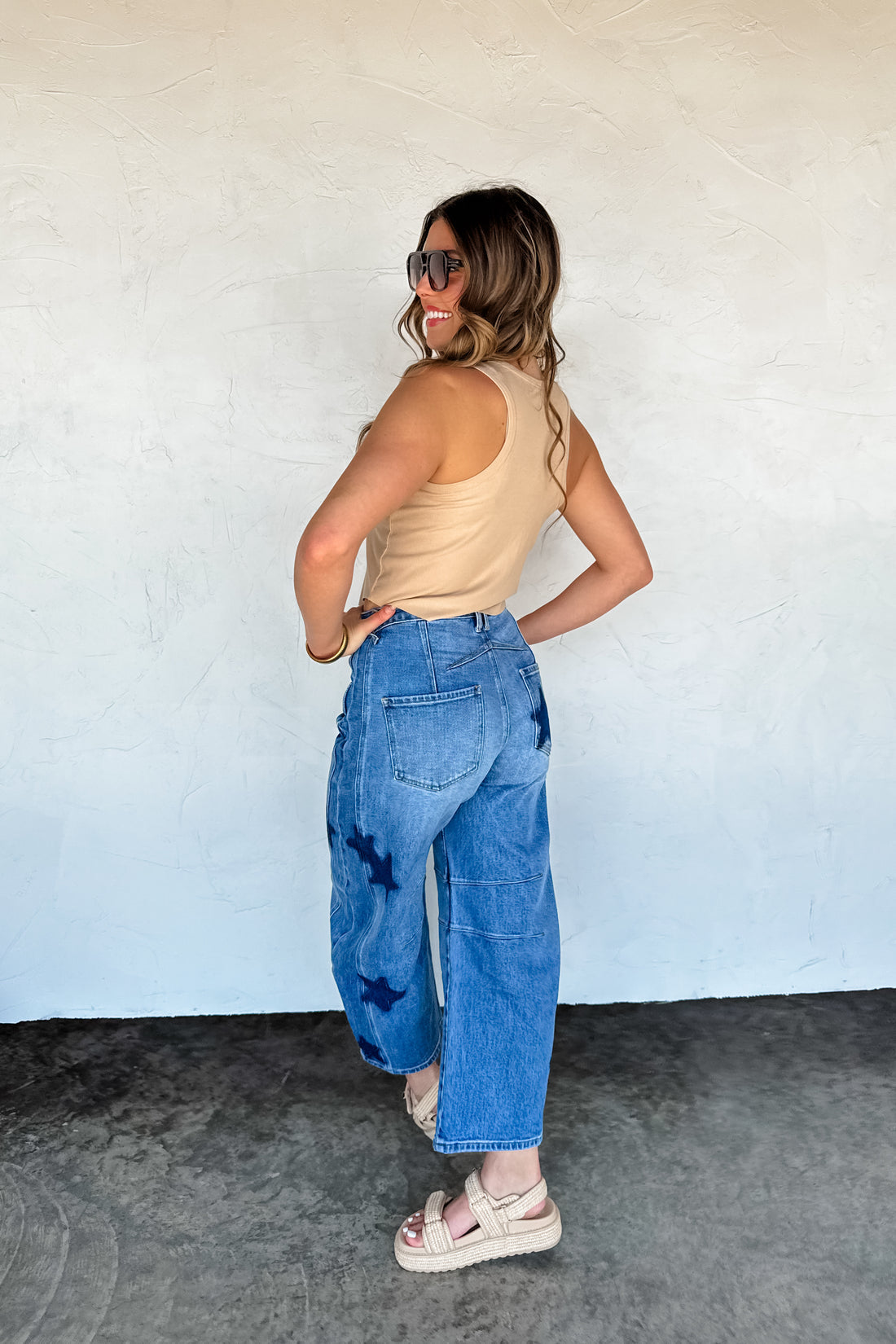 PREORDER- BORN TO SHINE BARREL JEAN