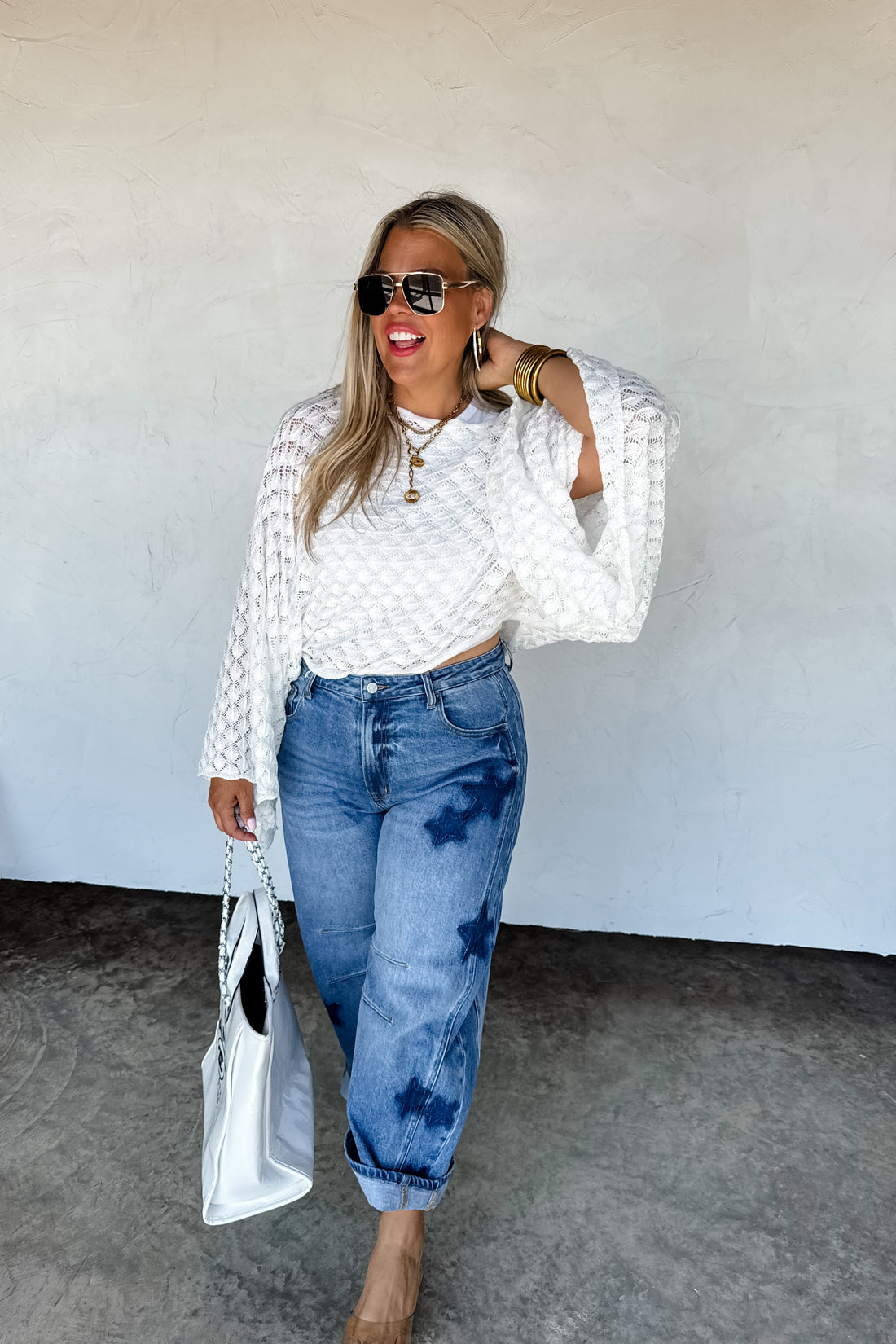 PREORDER- BORN TO SHINE BARREL JEAN