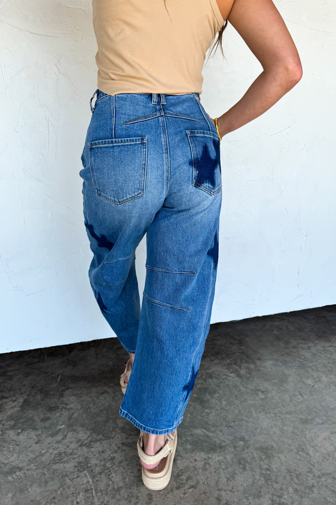 PREORDER- BORN TO SHINE BARREL JEAN